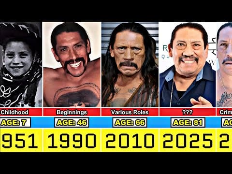 Danny Trejo Transformation From 5 to 81 Year Old