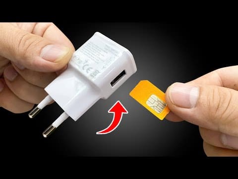Put SIM Card in Charger! What Happens Will Shock You! Creator Tips