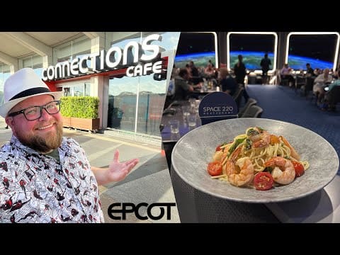 Disney’s Space 220 NEW Menu 2022 | Spaceghetti & Shrimp & New Epcot Walkway Open | Walt Disney World