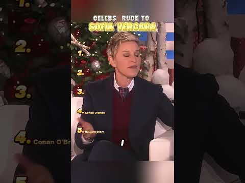 Celebs  Rude to Sofia Vergara #usa