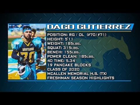 Dago Gutierrez RG/OL (Freshman Highlights)