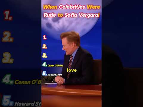 When Celebs Were Rude to Sofia Vergara#sofiavergara#rude#howardstern#rudeness#interview