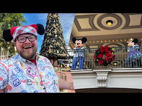 Disney’s Magic Kingdom Christmas 2021 | Jingle Cruise & Disney Christmas Tree | Holiday Dapper Dans