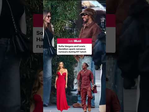 Sofia Vergara and Lewis Hamilton looked very cozy in New York