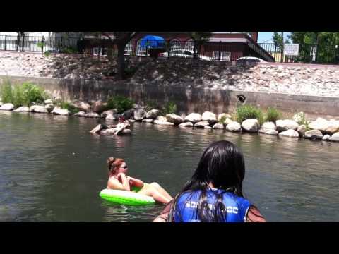 Swimming @ Truckee River-Reno 4th of July 2014