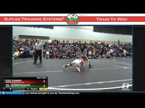 G 7-8 91 Wil Oberbroeckling Sebolt Wrestling Academy Vs Cole Dummer Ringers Wrestling Club