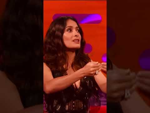 Salma Hayek meets Danny Trejo for the first time after prison & shows off his chest tattoo of her