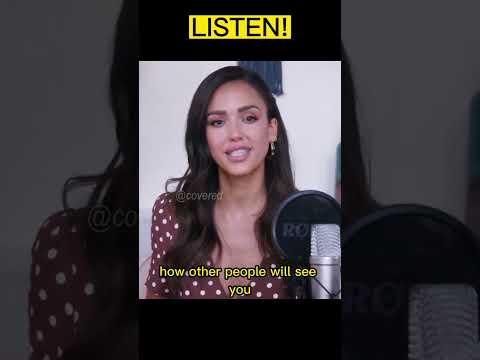 Be honest to yourself. #shorts #jessicaalba #honest #men #women #listen #covered