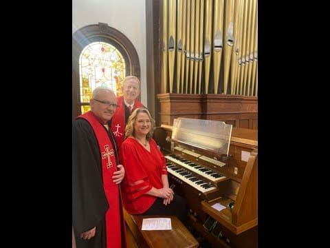 Pentecost Organ Concert and Acts 2 Readings — Organist: Susan Williams. Terrell, Texas.