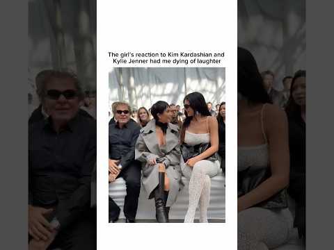 Who is this diva ☠️❤️‍🔥 Kylie and Kim at the maison margiela Fashion Show #kyliejenner #viralshort