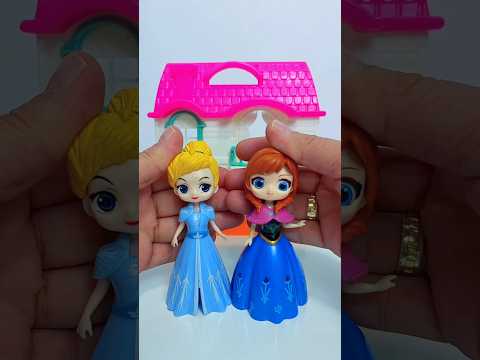 Transforming Disney Tiana and Sofia! #elsa #nezha #shorts #satisfying #unboxing #ariel