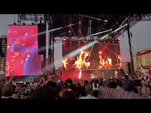 Wu-Tang Clan performs “Winter warz” (live) at Cali Vibes 2022