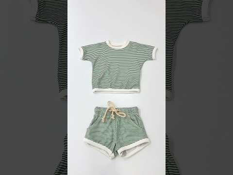 Soft, stylish, and 100% organic – our shorts and tees #babybasics