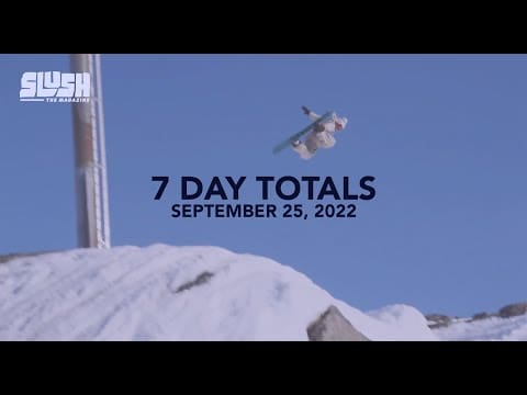 7 Day Totals – 9/25/22