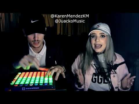 el mejor cover de regaeton Karol G Cover Karen Méndez & Juacko   YouTube