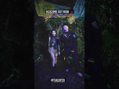 MARIA BECERRA Y TIAGO PZK EN LAS GRABACIONES DE “CÁZAME” 🌴
