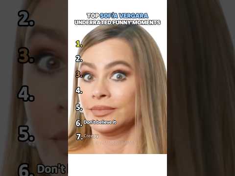 Top Underrated Funny Moments of Sofía Vergara#sofíavergara #funny #accent #shorts