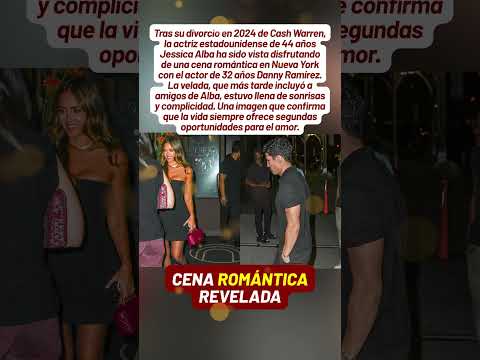 Jessica Alba y Danny Ramírez están mostrando su nueva relación con una cena romántica en Nueva York