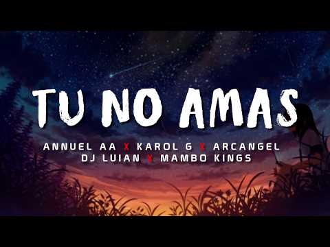 Tu No Amas – Anuel AA x Karol G x Arcangel x Dj Luian x Mambo Kingz  (LYRICS/LETRA HD)