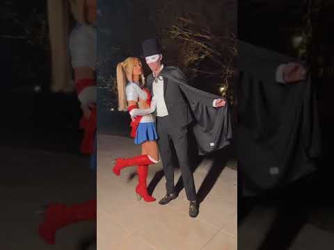 This Halloween, I was #sliving evil by moonlight ?? as Sailor Moon! | Paris Hilton