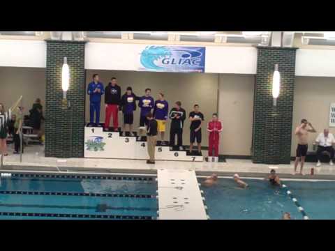 Aaron Beebe GVSU 100 Fly Champion Award