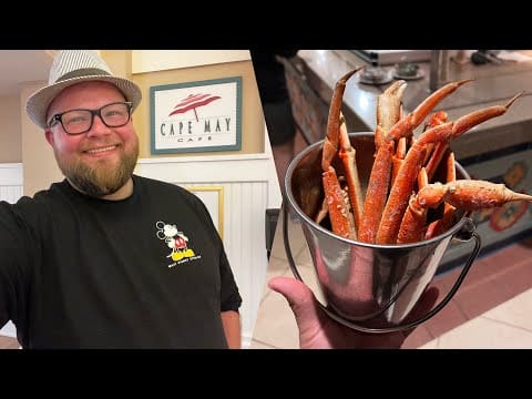 Disney’s Cape May Cafe Buffet 2022 | Disney Seafood Buffet | Remy’s Ratatouille Adventure at Epcot