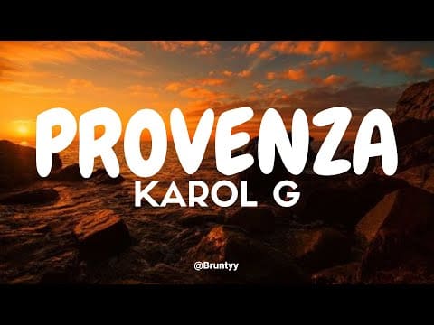 Karol G – Provenza (Tradução/Legendado) PT-BR