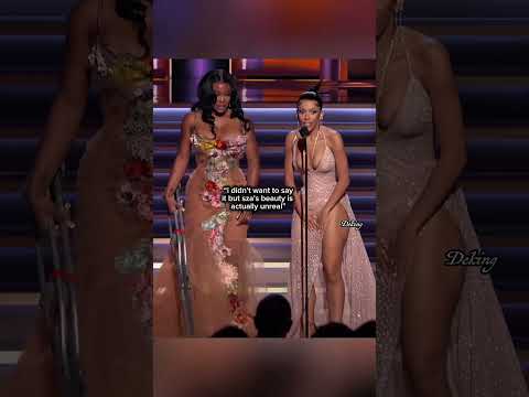 Unreal SZA & Doja Cat Moment at the Grammys 😳📸#grammys #celebrity