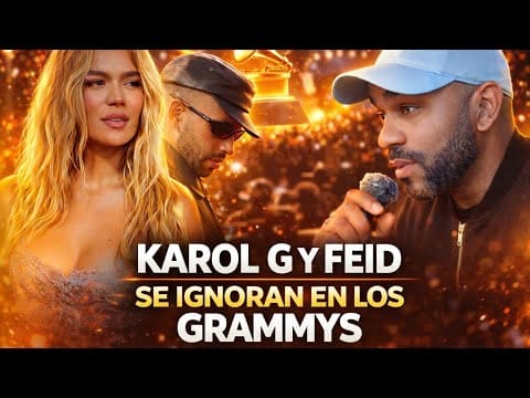 KAROL G Y FEID SE IGNORAN EN LOS GRAMMYS!