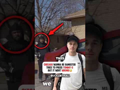 Chicago Goon Tries To Check Tommy G (Goes Wrong)😳 #tommyg #chiraq