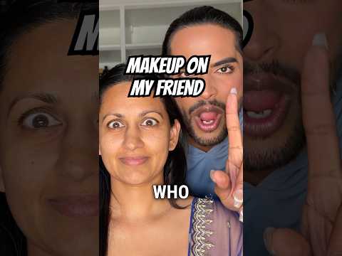 KYLIE JENNER GLAM ON MY FRIEND ✨💕 #makeuptutorial #makeuptransformation #kyliejenner #glam
