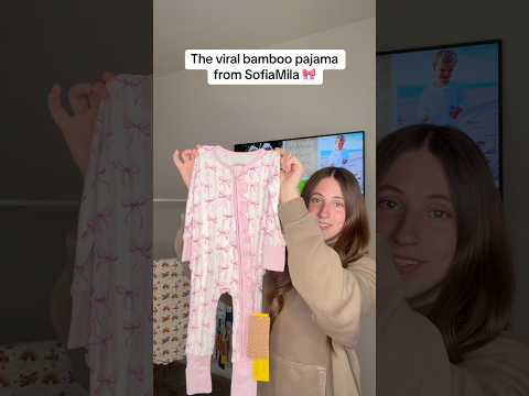 The viral SofiaMila bamboo pajama 🎀￼