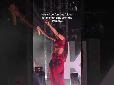 Kehlani performs folded the first time after grammys @kehlani #pavinso #drivevibes #hiphop