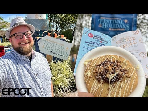 Epcot Festival of The Holidays  | Candlelight Processional Dining Package & Disney Cookie Stroll