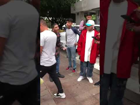 Luxier – rapeando con @SantaFeKlanOfficial #calle #hiphop