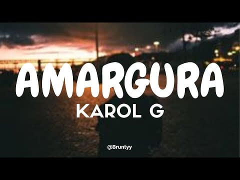Karol G – Amargura (Tradução/Legendado) PT-BR