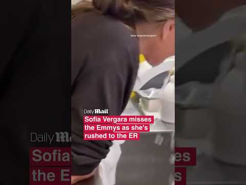 Sofia Vergara misses out on Emmys as she’s rushed to the ER