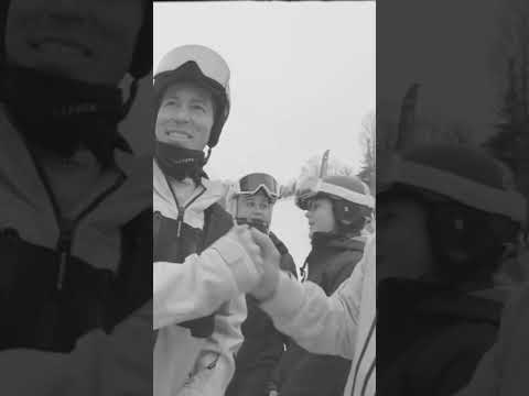 Shaun White and Ross Powers in the throwback half pipe!