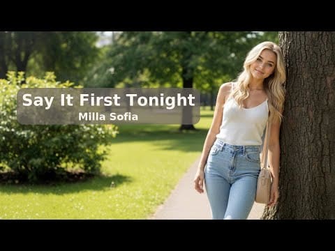Say it First – Milla Sofia 🎵 (Beautiful AI Music Video)