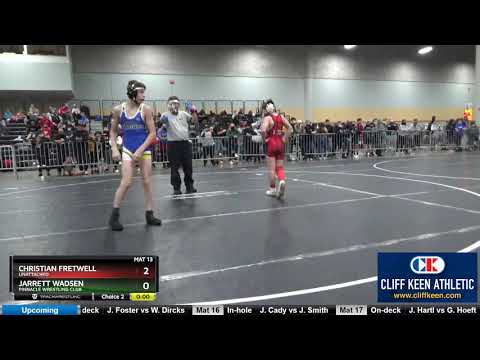 2020 USAW Preseason Nationals/1732 Middle School Boys 106 Christian Fretwell Unattached Vs Jarrett