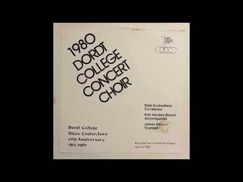 1980 Dordt College Concert Choir