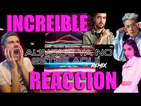 REACCIONO A FMK, Maria Becerra, Beret – AYNEA REMIX (Official Video) // LO MEJOR QUE ESCUCHE LEJOS 🔥