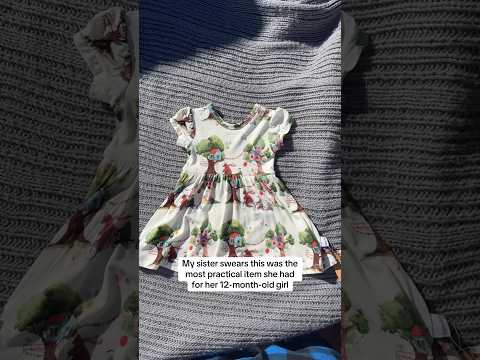 My sister swears this was the most practical item she had for her 12-month-old girl. ￼