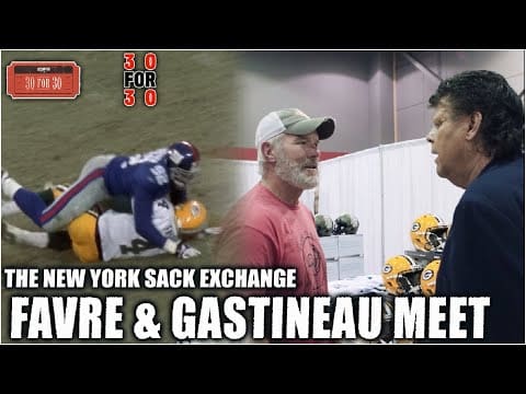 Mark Gastineau confronted Brett Favre for ‘diving’ against Michael Strahan | ESPN 30 For 30