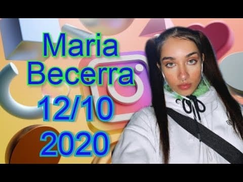 Maria Becerra historias de instagram 12/10/2020