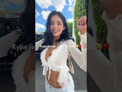 Kylie Jenner coachella vlog new viral video #viralshort #celebrity #viralvideo #kyliejenner #shorts