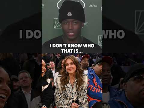 Sauce Gardner had no idea who Jessica Alba is 🤣 #shorts