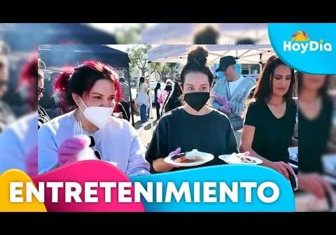 Chiquis y Jacqie ayudaron a damnificados en Los Ángeles | Hoy Día | Telemundo