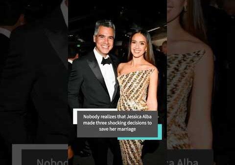 Nobody realizes that Jessica Alba made three shocking decisions to save her marriage.