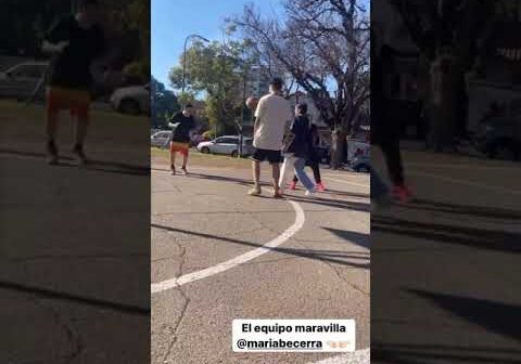 MARIA BECERRA JUGANDO AL BÁSKET CON EL DEMENTE, RUSHER Y ZAINA 🏀